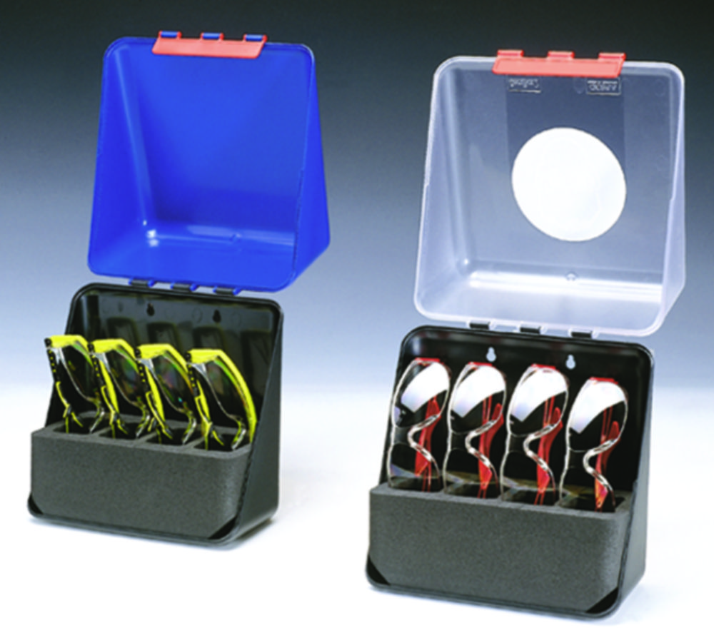 Search Safety Equipment Storage Boxes SecuBox Mini/Midi/Maxi, Eye protection with insert for safety glass Gebra GmbH & Co. (931095) 