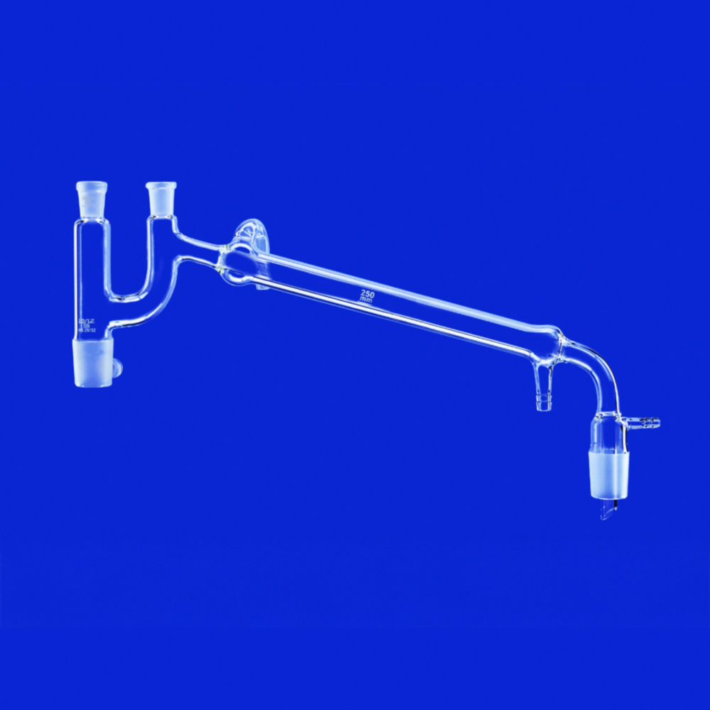 Search Distilling links acc. to Claisen with vacuum receiver adapter, DURAN tubing Lenz-Laborglas GmbH & Co. KG (213) 