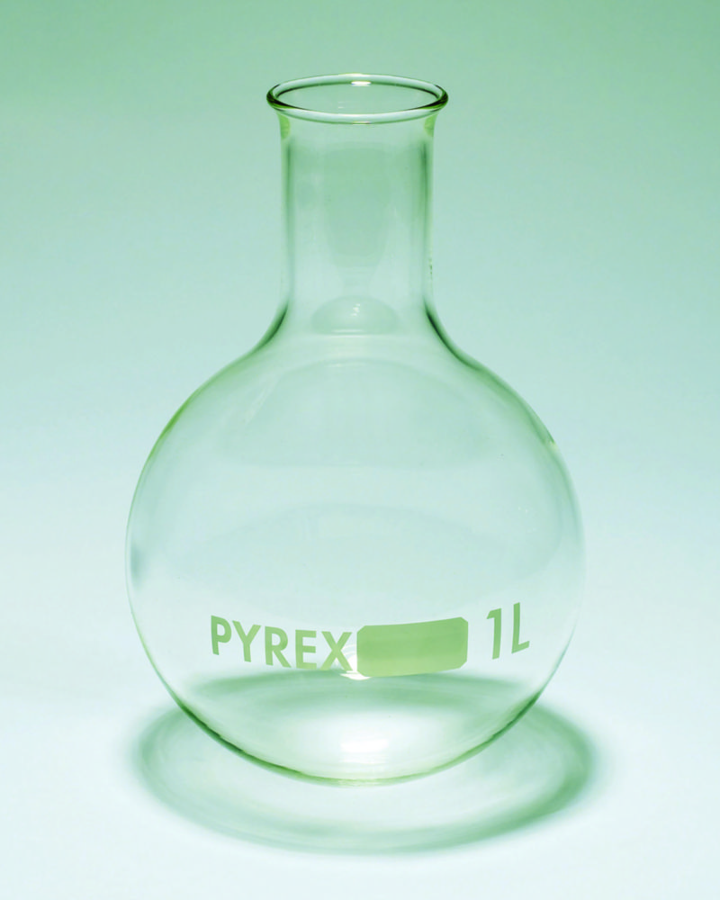 Search Round bottom flask, Pyrex, narrow neck DWK Life Sciences Limited (9850) 