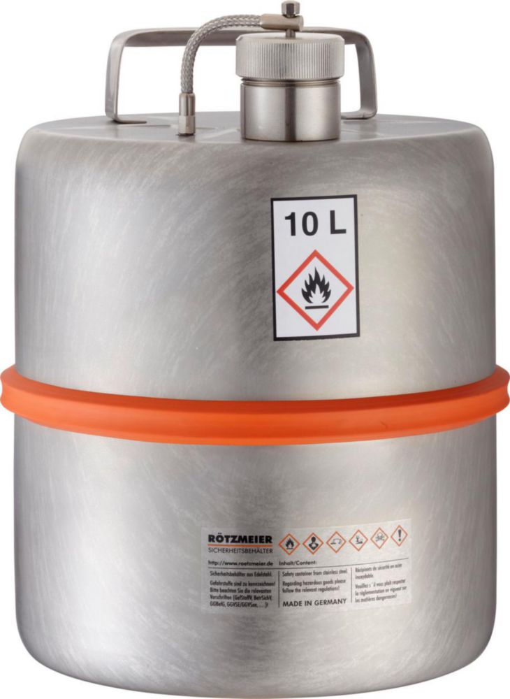 Search Safety barrels for solvents, with screw cap Rötzmeier Sicherheitsbehälter (870621) 