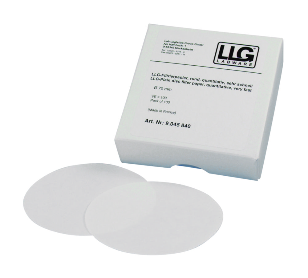 Search LLG-Quantitative filter paper, circles, very fast LLG Labware (7930) 