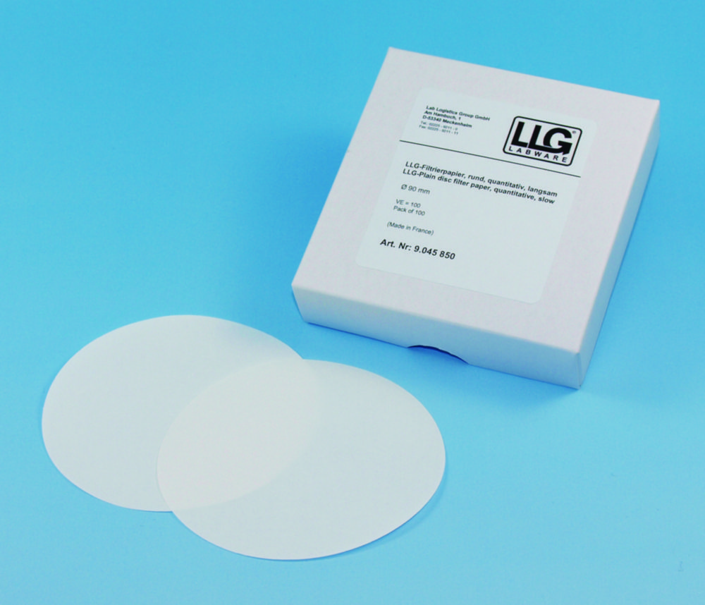Search LLG-Quantitative filter paper, circles, fast LLG Labware (1285) 