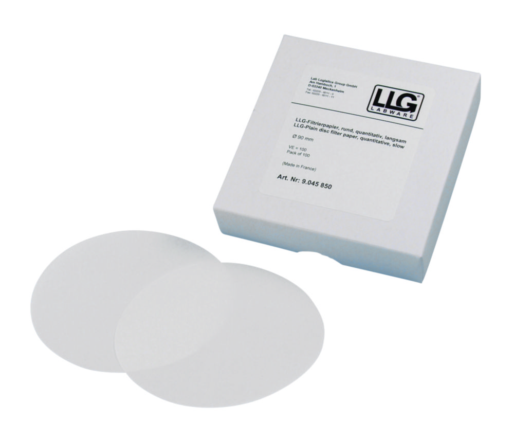 Search LLG-Quantitative filter paper, circles, slow LLG Labware (7932) 