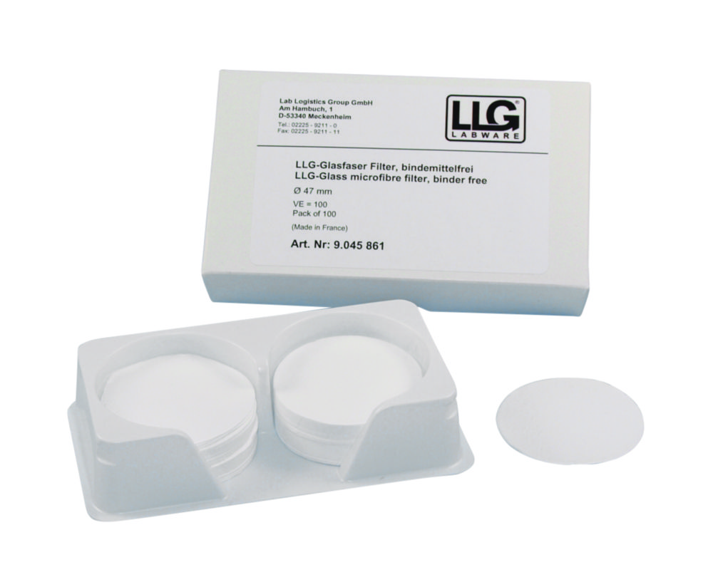 Search LLG-Glass microfibre filters, filter circles LLG Labware (7933) 
