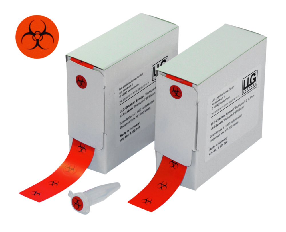 Search LLG-Labels with "Biohazard" Symbol LLG Labware (8898) 