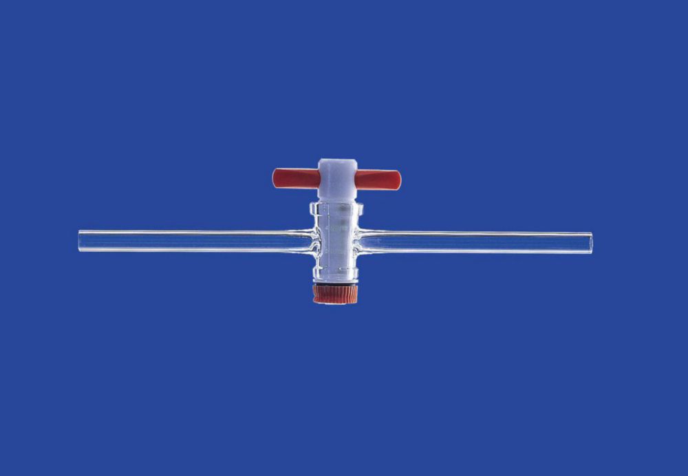 Search Stopcocks, borosilicate glass 3.3, with capillary side arms Lenz-Laborglas GmbH & Co. KG (879497) 