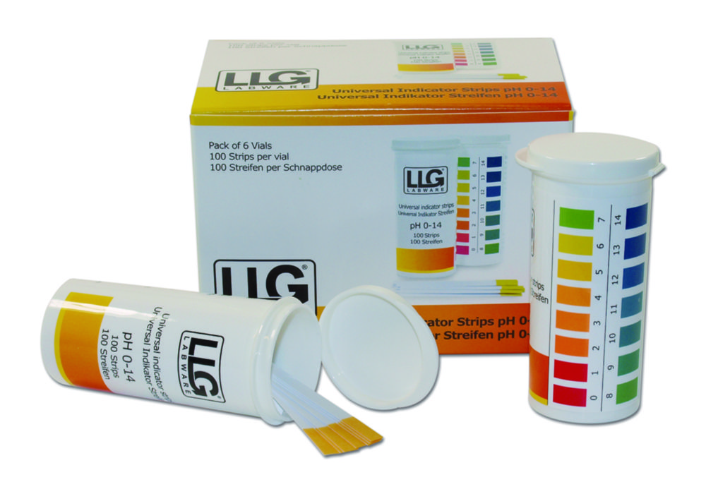 Search LLG-Universal Indicator strips in vial with snap lid LLG Labware (646) 