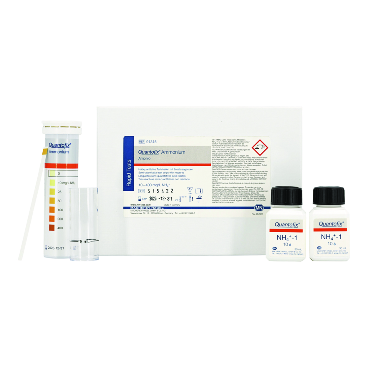 Search Test strips QUANTOFIX, Ammonia Macherey-Nagel GmbH & Co. KG (1016334) 