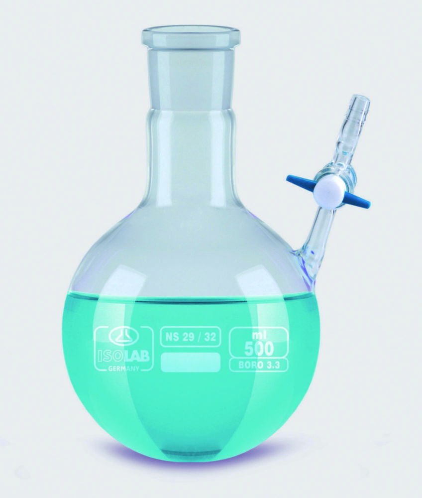 Search Nitrogen flasks with stopcock, borosilicate glass 3.3 ISOLAB Laborgeräte GmbH (9730) 