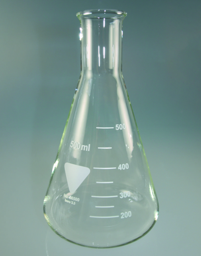 Search Erlenmeyer flasks, Borosilicate glass 3.3, narrow neck Scherf Präzision Europa GmbH (4199) 
