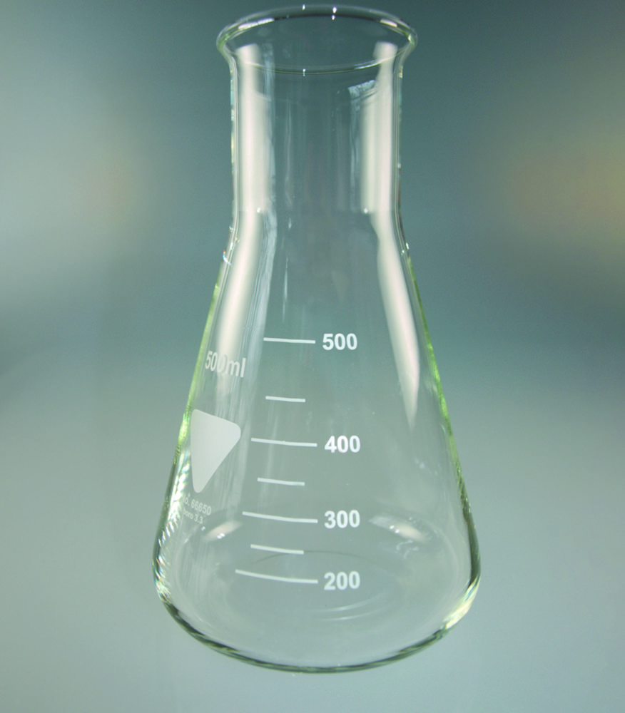 Search Erlenmeyer flasks, Borosilicate glass 3.3, wide neck LLG (4200) 