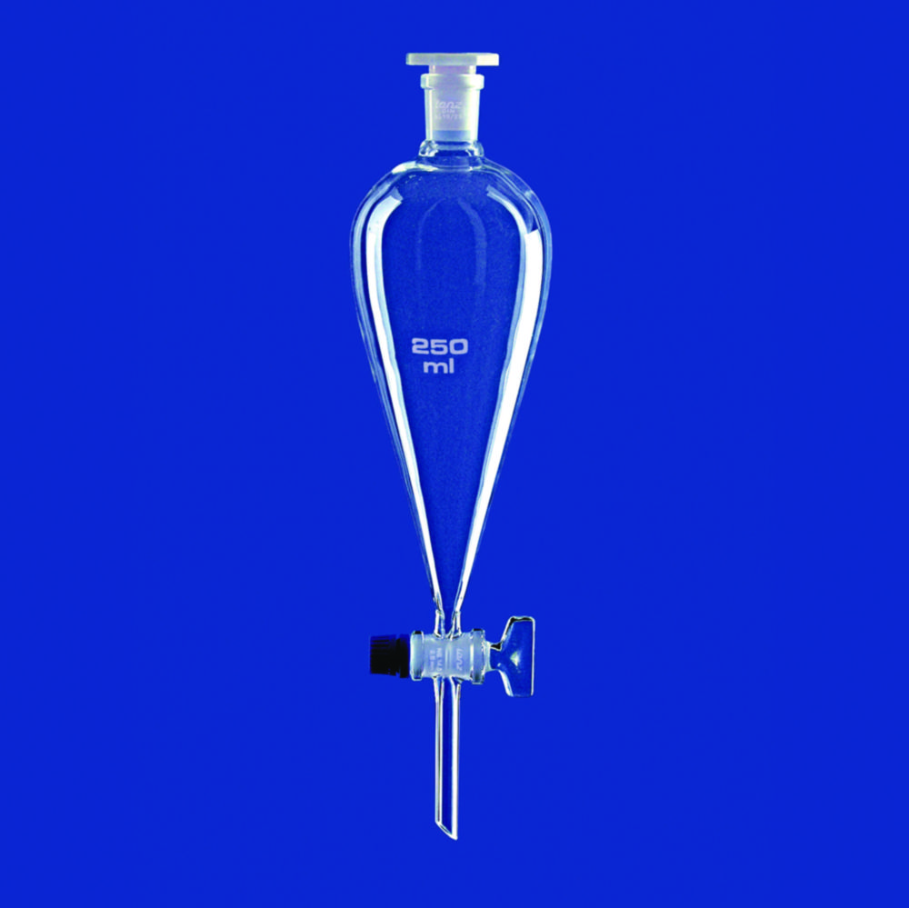 Search Separating funnels acc. to Squibb, with glass plug, borosilicate glass 3.3 Lenz-Laborglas GmbH & Co. KG (1046) 