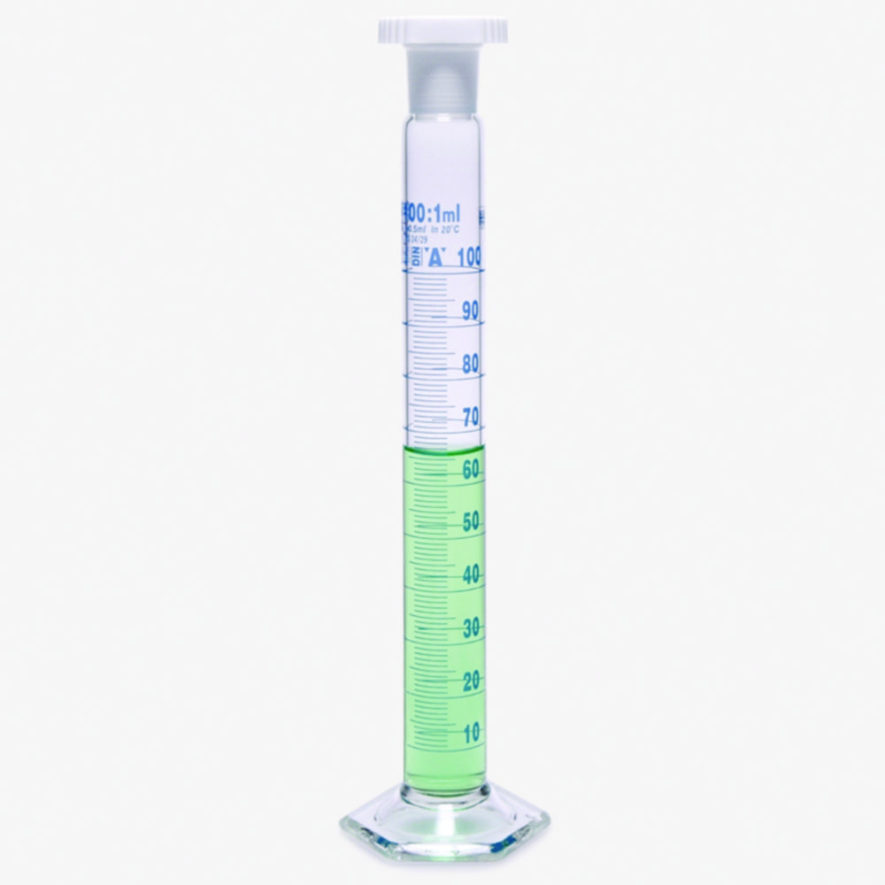 Search Mixing cylinders, borosilicate glass 3.3, tall form, class A, blue graduated ISOLAB Laborgeräte GmbH (765) 