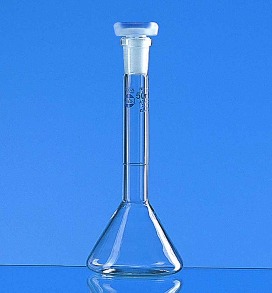 Search Volumetric trapezoidal flasks, borosilicate glass 3.3, class A, blue graduations BRAND GMBH + CO.KG (1531) 