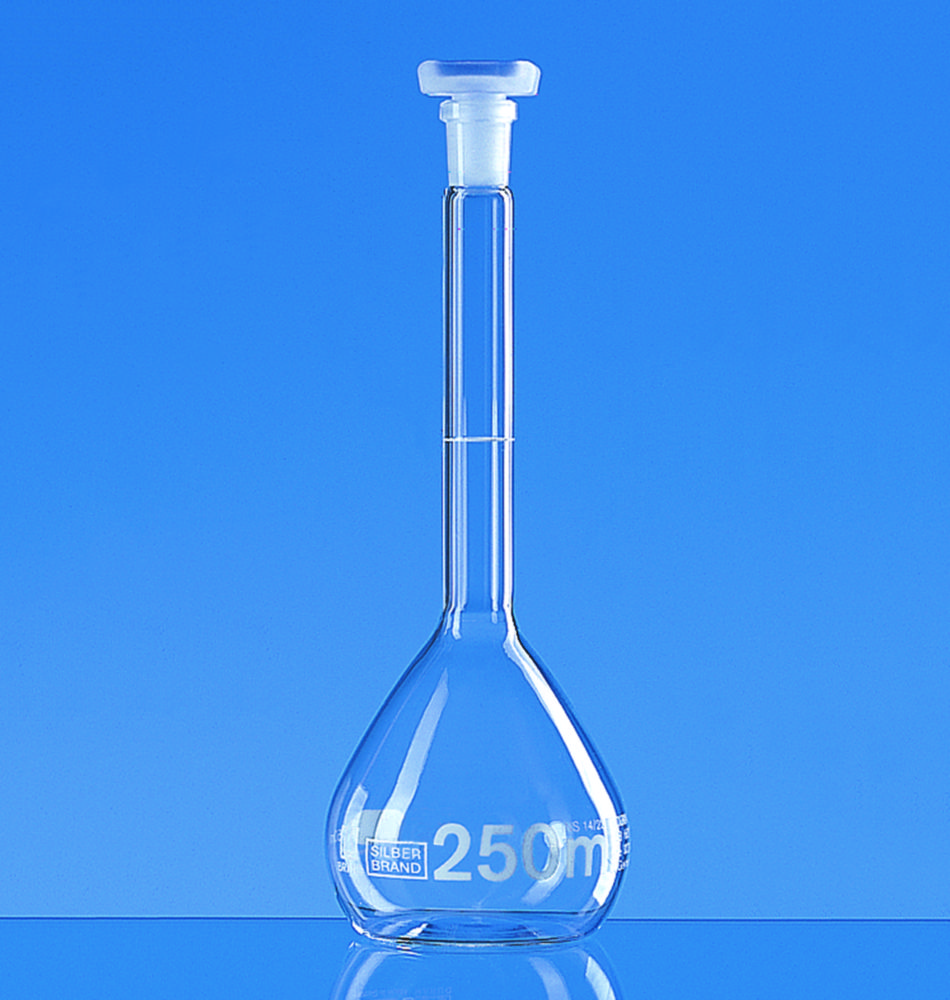 Search Volumetric flasks, borosilicate glass 3.3, Class B. BRAND GMBH + CO.KG (1533) 