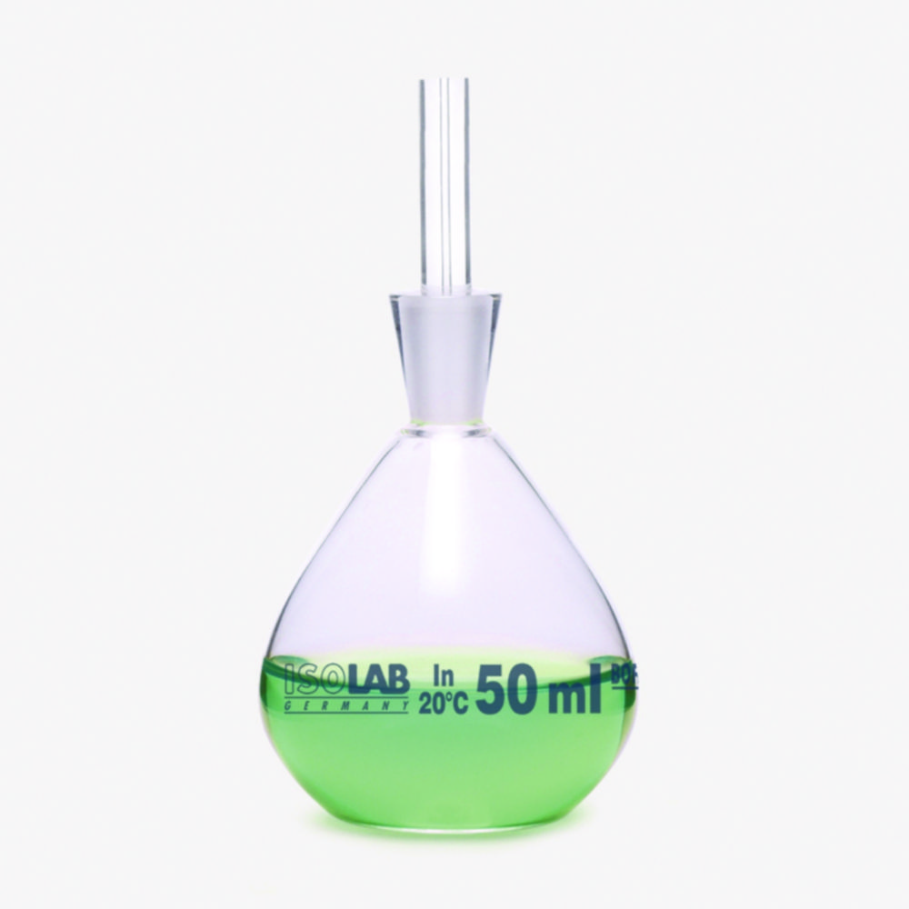 Search Pycnometers, not calibrated, Borosilicate glass 3.3. ISOLAB Laborgeräte GmbH (802) 