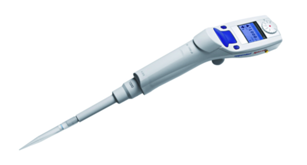 Search Electronic single channel microliter pipettes Eppendorf Xplorer, variable Eppendorf SE (7676) 
