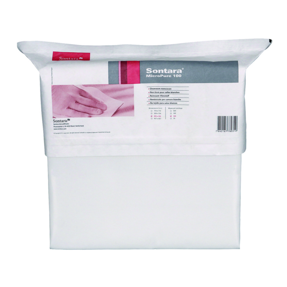 Search Cleanroom Wipes Sontara MicroPure, polyester/cellulose Sontara (2410) 