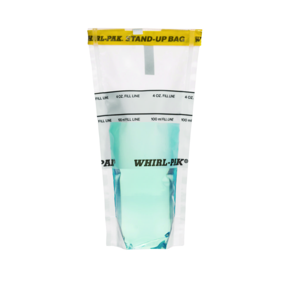 Search Sample bags Whirl-PakStand-Up, PE, sterile, free standing Nasco Sampling LLC (9588) 