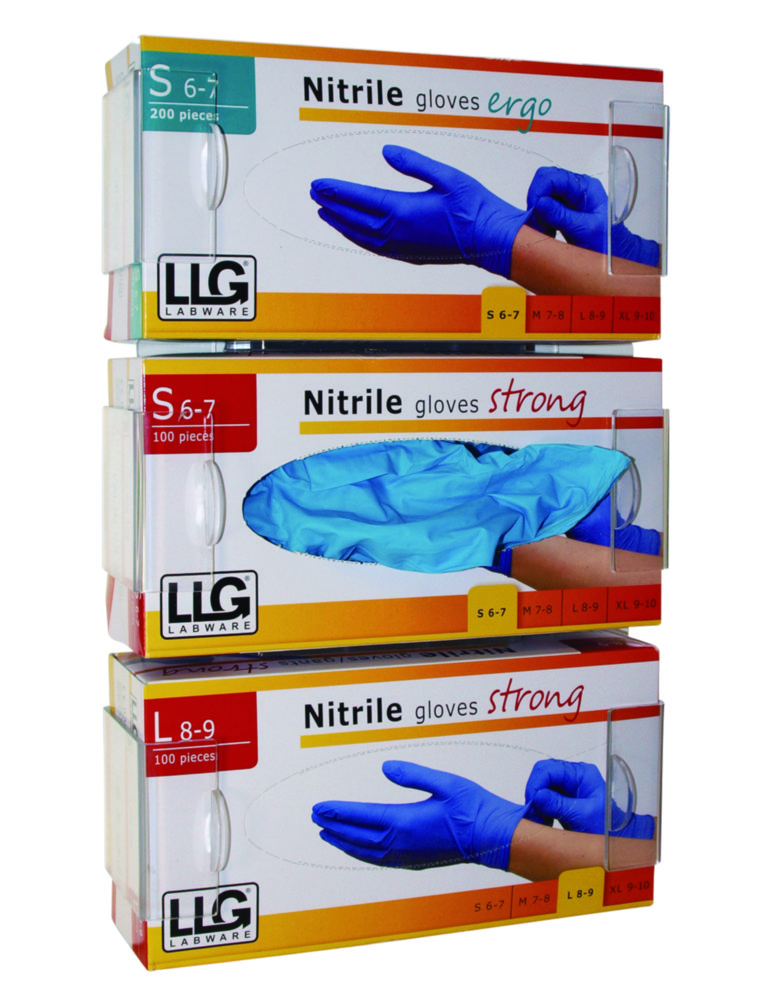 Search LLG Labware (1771)-LLG-Glove dispenser for 1 or 3 boxes, acrylic glass