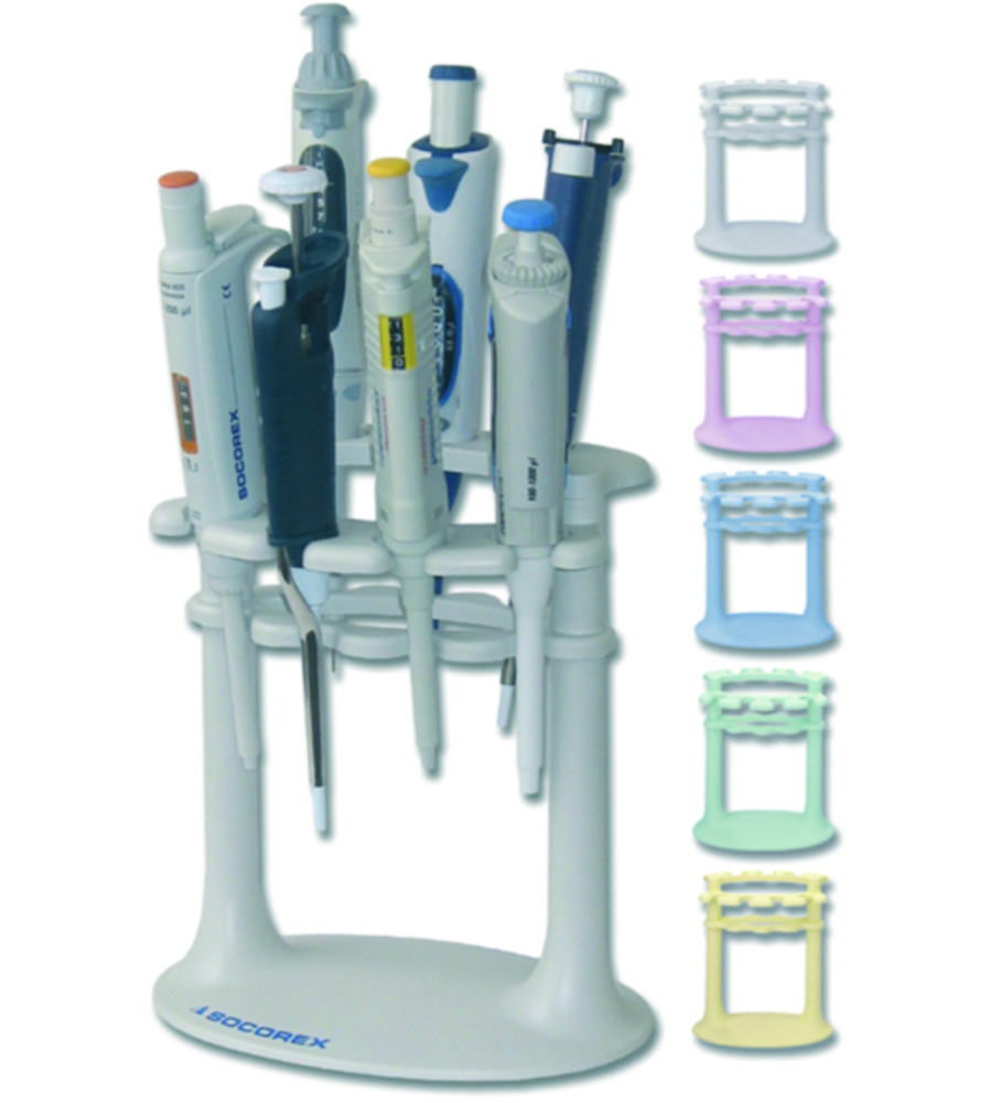 Search Pipette stands for Single channel microliter pipettes, Type 337 SOCOREX ISBA SA (3098) 