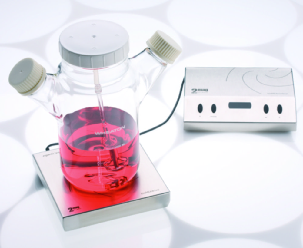 Search Magnetic stirrers for cell cultures with external control, bioMIXdrive 1/2/3/4 2mag AG (7538) 