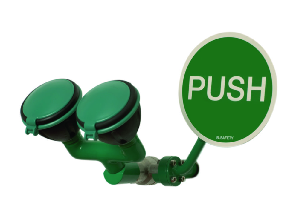 Search Safety Eye Showers with two 45° shower heads, for concealed wall mounting B-Safety GmbH (910491) 