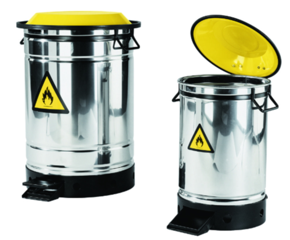 Search Disposal bin, stainless steel asecos GmbH (6405) 