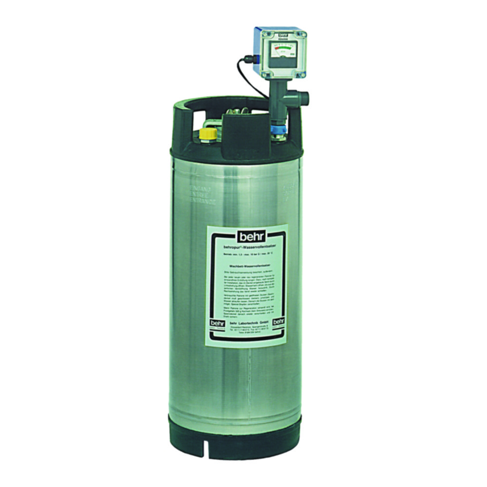 Search Mixed-bed ion exchanger made of stainless steel, complete with conductivity meter Behr Labor-Technik GmbH (939619) 