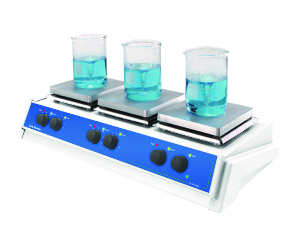 Search Magnetic stirrer with heating, 3-Position, SHP-200-MP Cole-Parmer Ltd. (Stuart) (5015) 