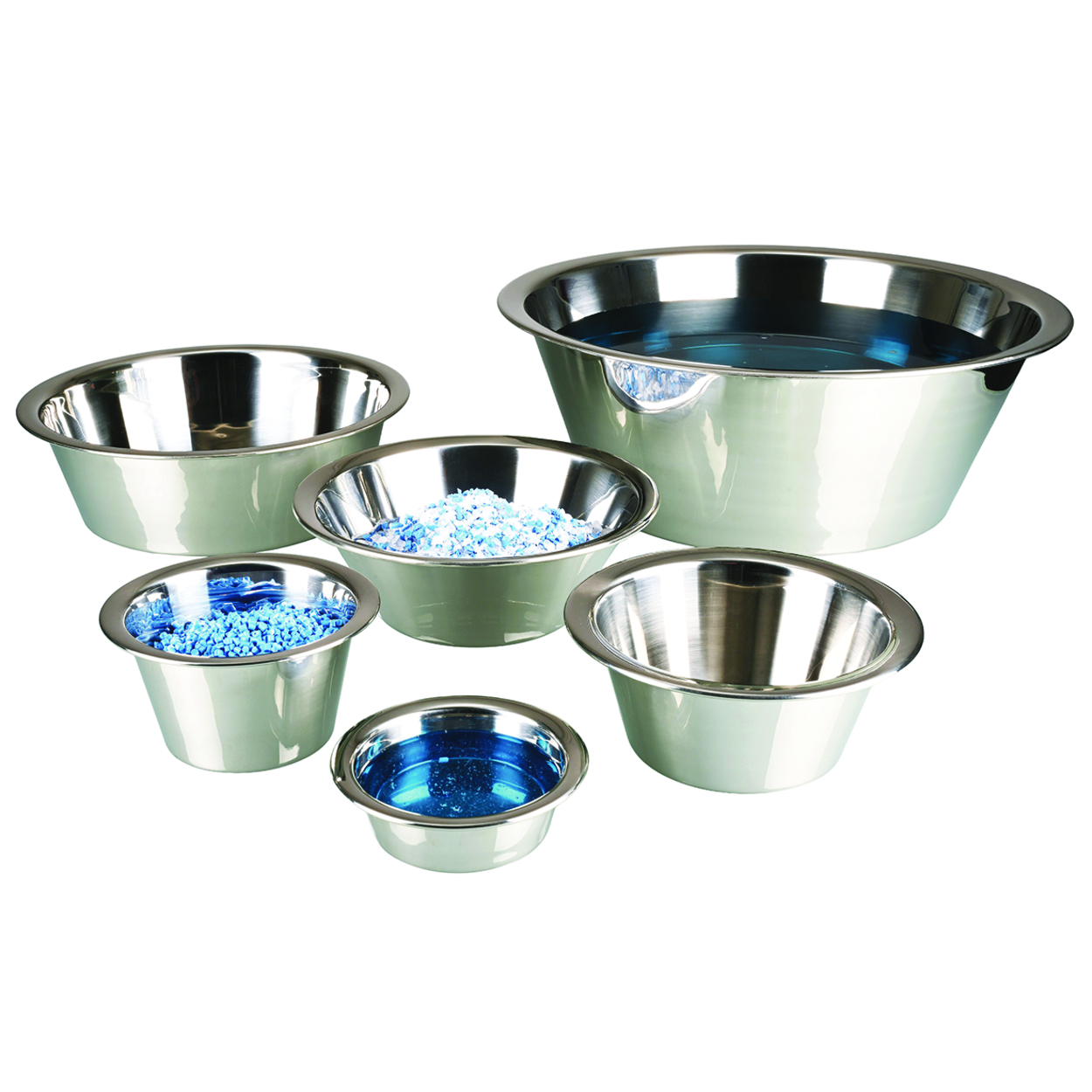 Search Laboratory bowls with flat base, stainless steel Bürkle GmbH (1001186) 