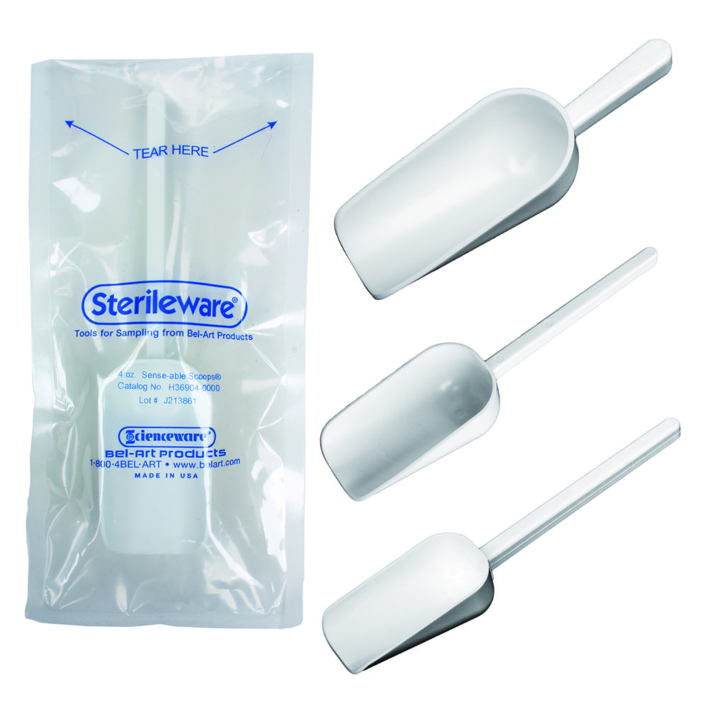 Search Sampling scoops, PS, sterile, double bagged Bel-Art Products (11067) 