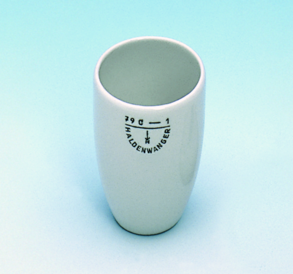 Search Crucibles, porcelain, tall form Haldenwanger GmbH (1191) 
