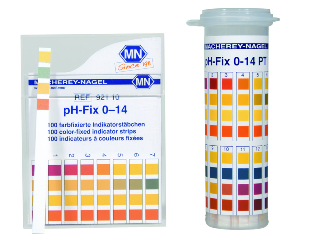 Search pH-Fix indicator strips, universal Macherey-Nagel GmbH & Co. KG (1479) 