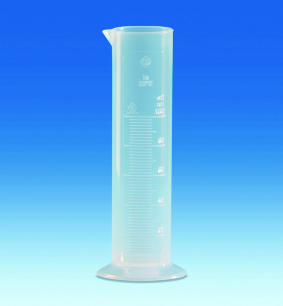 Search Graduated cylinders, PP, class B, low form, raised scale VITLAB GmbH (1521) 