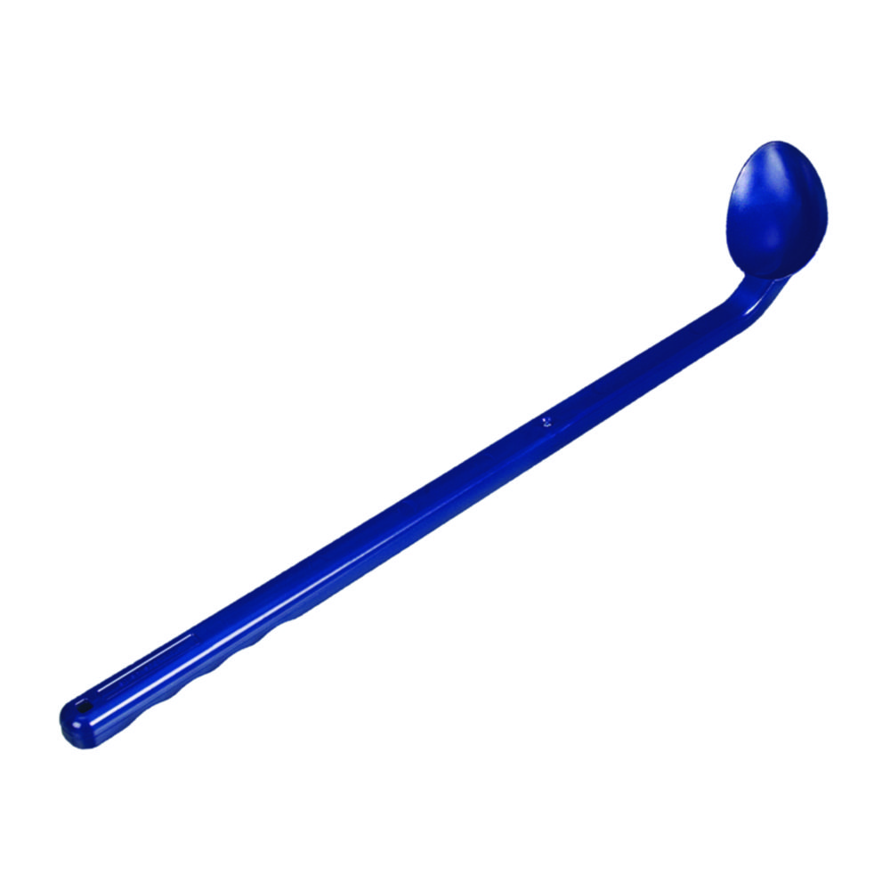 Search Disposable spoons, curved, long handle, PS, blue Bürkle GmbH (179235) 