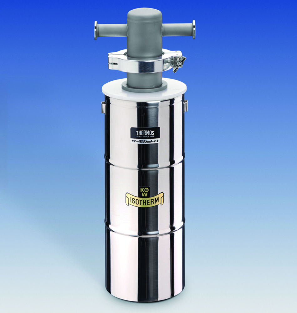 Search Cold trap with Dewar flask type DSS 2000, stainless steel 1.4301, two-piece, for liquid nitrogen KGW Schieder GmbH (1939) 