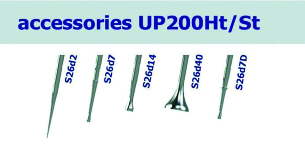 Search Sonotrodes for ultrasonic homogenisers UP200Ht / UP200St, titanium Hielscher Ultrasonics GmbH (2059) 