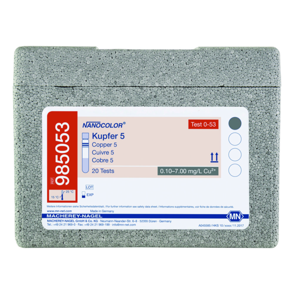 Search Tube tests NANOCOLOR Copper Macherey-Nagel GmbH & Co. KG (2146) 