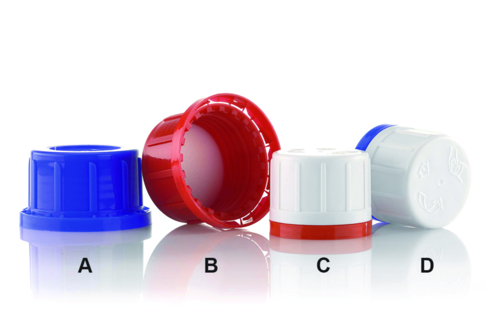 Search Caps for narrow-mouth reagent bottles, PP Kautex Textron GmbH & Co.KG (3082) 