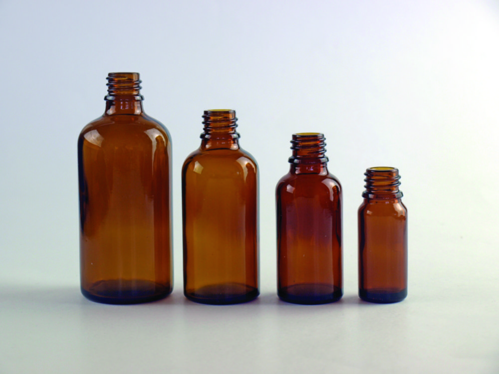 Search Dropping bottles, pipette bottles, amber glass Glaswarenfabrik Karl Hecht (3200) 