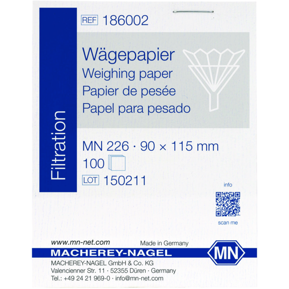 Search Weighing paper MN 226 Macherey-Nagel GmbH & Co. KG (3250) 