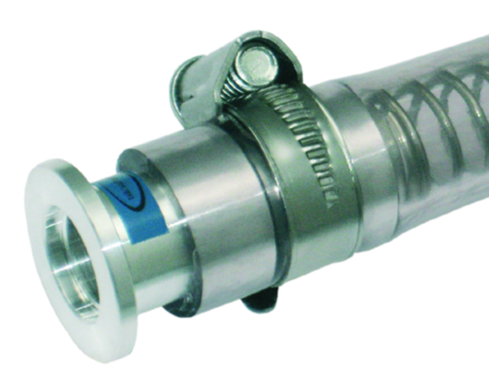 Search Vacuum fittings, PVC tubing with KF flanged, support spiral insert Vacuubrand GmbH & Co.KG (3366) 