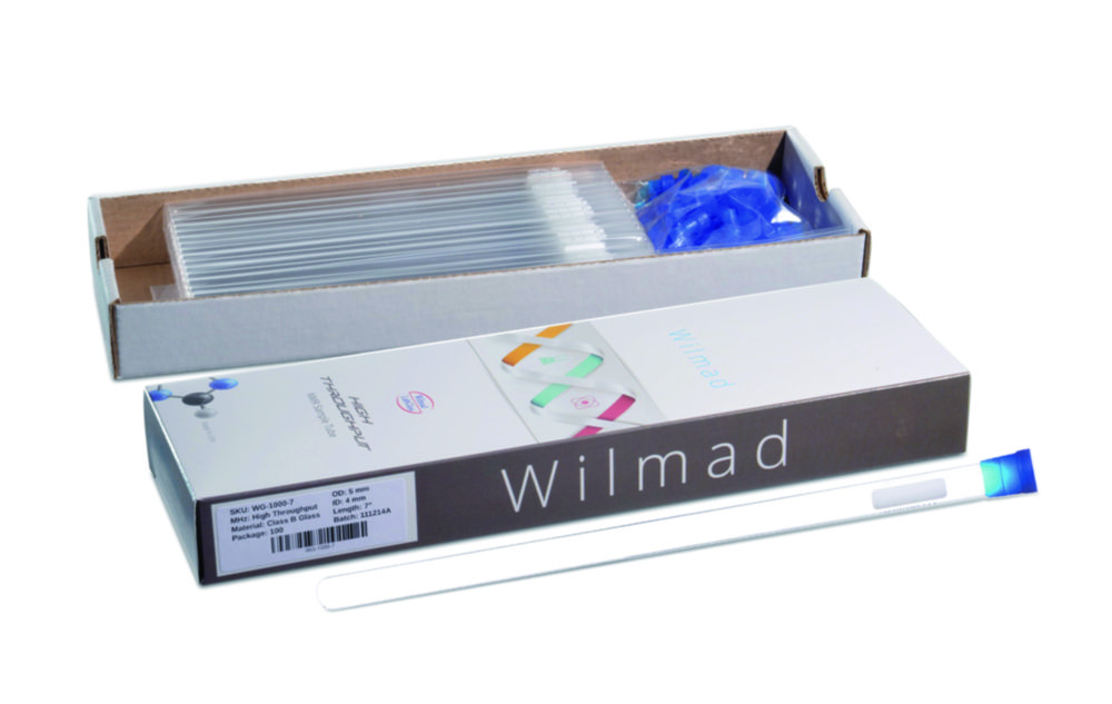 Search NMR Tubes, 5 mm, Wilmad, High Throughput SP Wilmad Labglass (3416) 