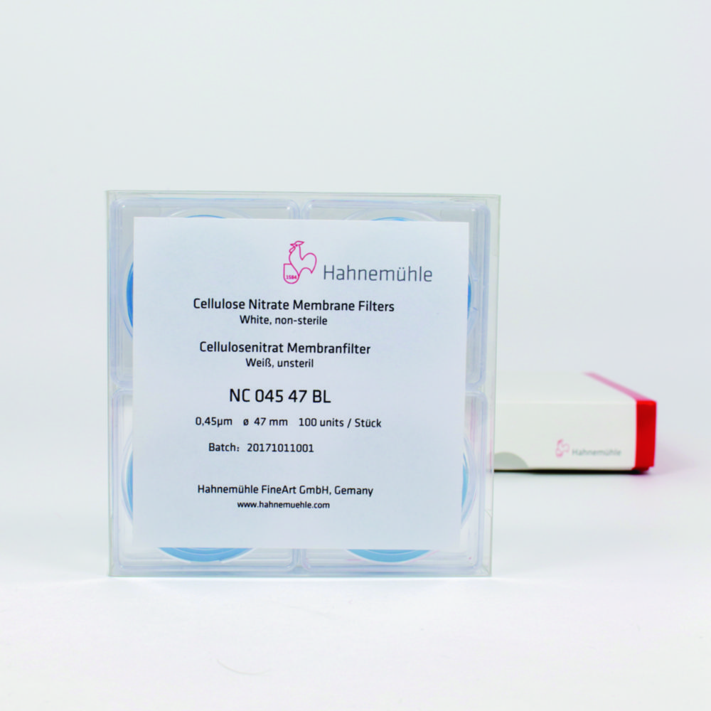 Search Membrane Filters, Cellulose Nitrate, non-sterile Hahnemühle FineArt GmbH (3613) 