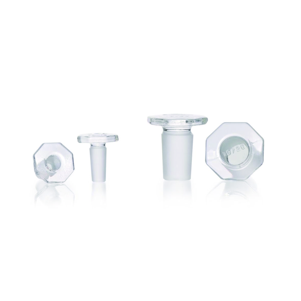 Search Ground joint stoppers, borosilicate glass 3.3, solid DWK Life Sciences GmbH (Duran) (377024) 