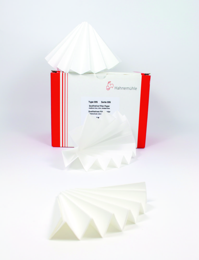 Search Filter paper 604, qualitative, folded filters Hahnemühle FineArt GmbH (9262) 
