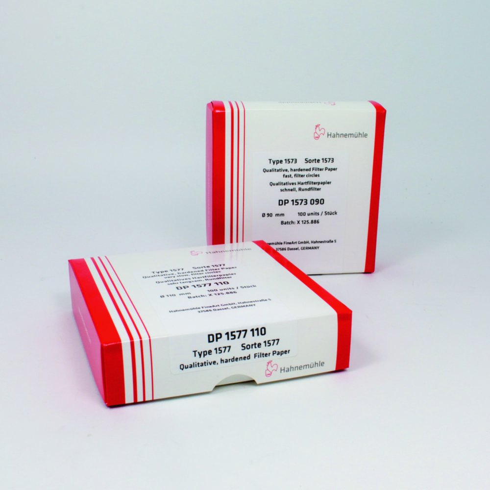 Search Filter paper, qualitative, wet-strength, round filters Hahnemühle FineArt GmbH (4340) 