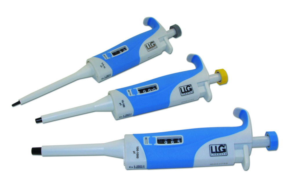 Search LLG-Digital single channel microliter pipettes, Packages, variable LLG Labware (4649) 