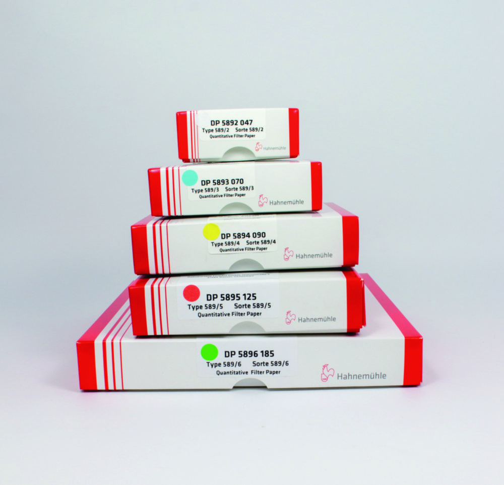 Search Filter paper, quantitative, round filters, 589/3 Hahnemühle FineArt GmbH (4772) 